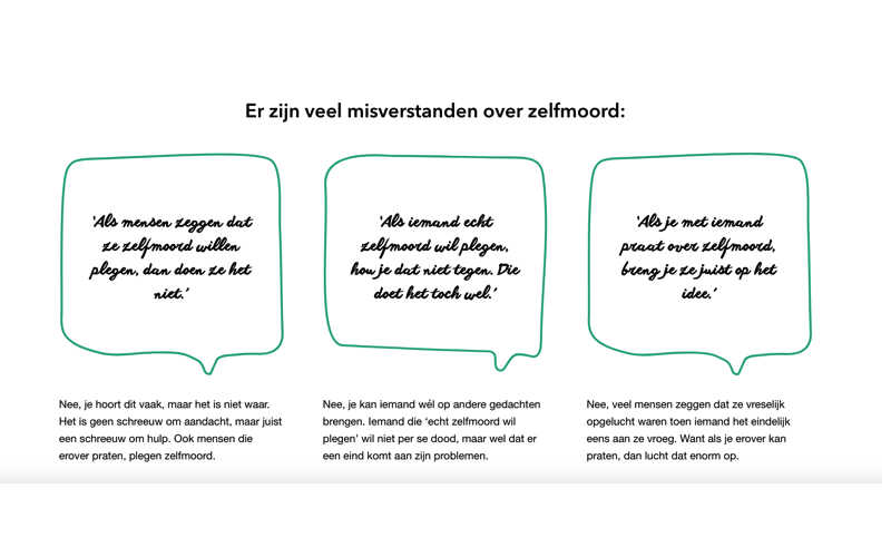 Tips om te praten | 113 Zelfmoordpreventie